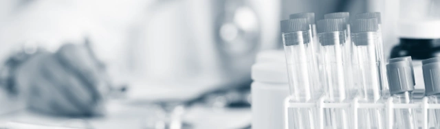Provette per le analisi del sangue in laboratorio
